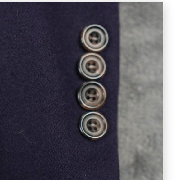Payne Stewart  100% Cashmere Blazer Mens 46 - 47 inch chest Navy Blue two button - Picture 14 of 15